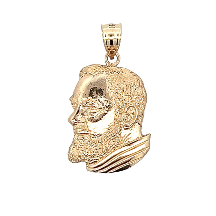 Fourteen Karat Gold St. Padre Pio Bust - Tivoli Jewelers