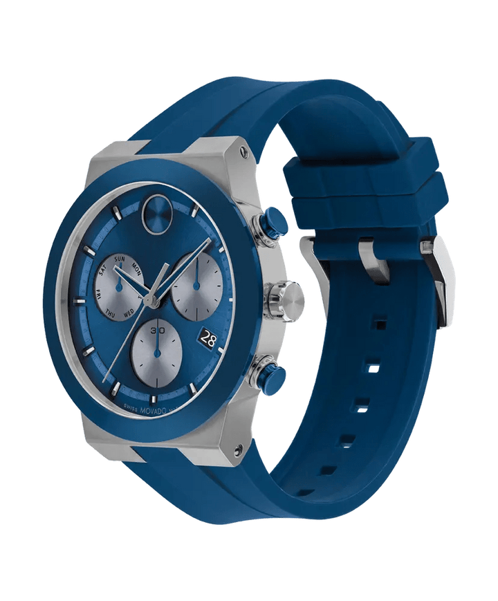 Movado Bold Fusion Blue Chronograph Quartz 44mm -3601197 - Tivoli Jewelers