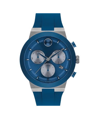 Movado Bold Fusion Blue Chronograph Quartz 44mm -3601197 - Tivoli Jewelers