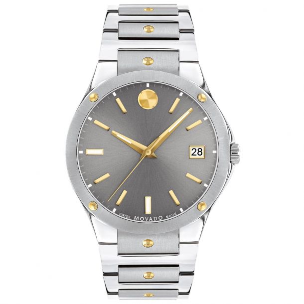 Movado SE Dual-Finished Two-Tone Stainless Steel Watch | 41mm | 0607514 - Tivoli Jewelers