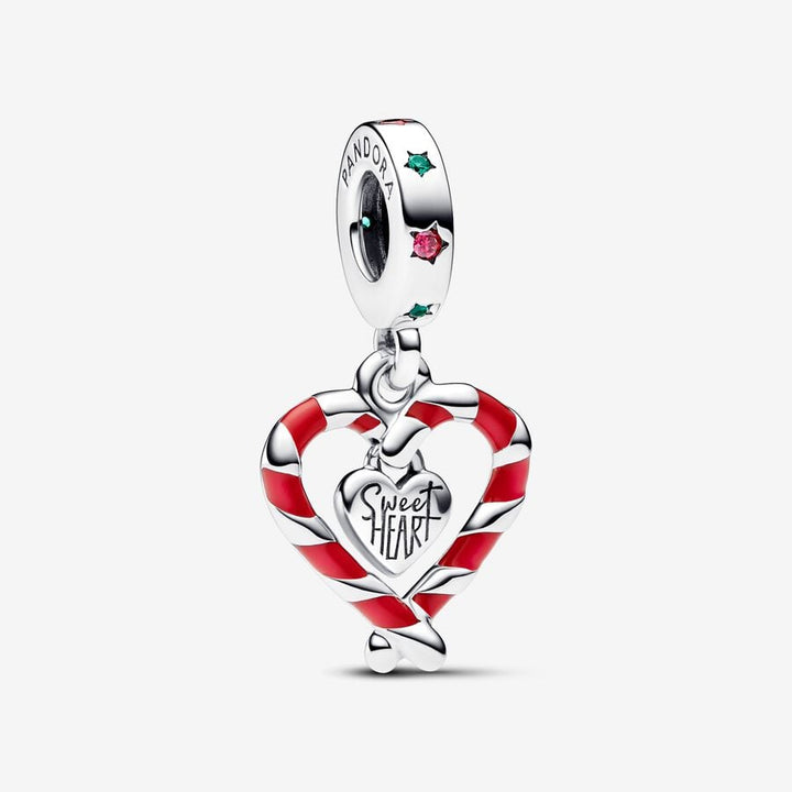 Pandora 2023 Holiday Ornament with Candy Cane Charm 792822C01 - Tivoli Jewelers