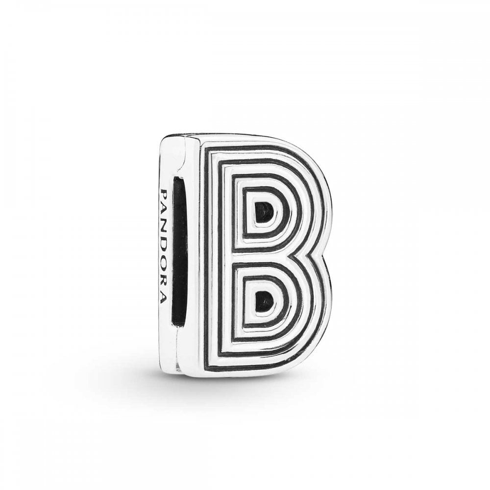 Pandora Reflexions Collection Letter B Clip Charm 798198 - Tivoli Jewelers