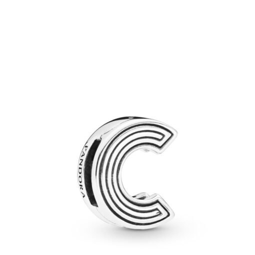 Pandora Reflexions Collection Letter C Clip Charm 798199 - Tivoli Jewelers