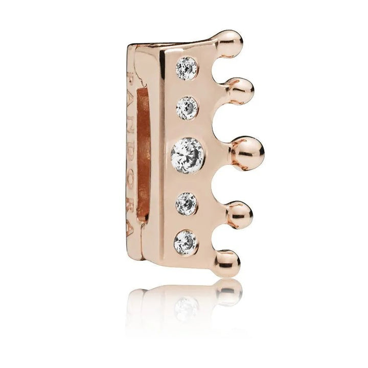 Pandora Reflexions Collection Rose Gold Tone Clip/ Charm 787599CZ - Tivoli Jewelers