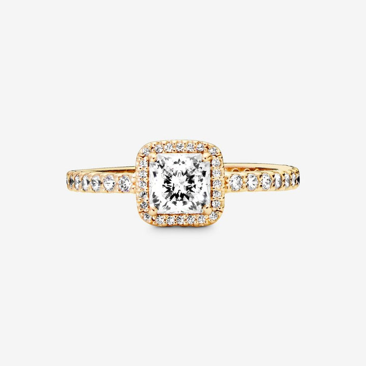 Pandora Square Sparkle Halo Ring - Tivoli Jewelers