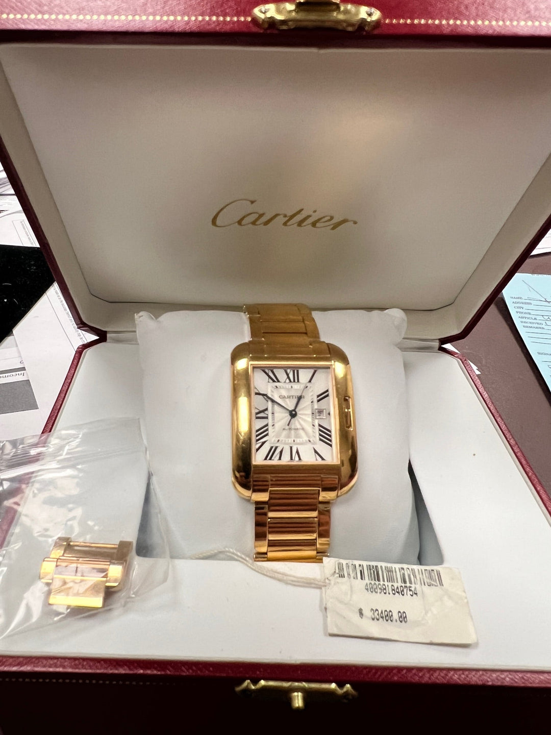 Pre Owned Cartier Tank Anglaise - Tivoli Jewelers